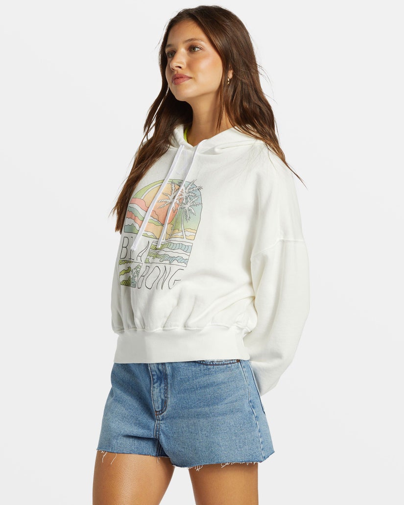 Billabong white hoodie hot sale
